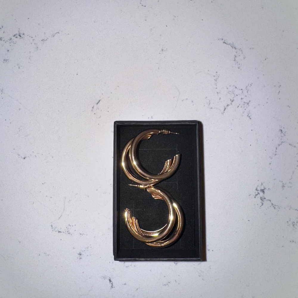 Elegant Gold Hoop Earrings